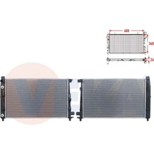 VEKA-16-2862B - Su Radyatoru Brazıng Mercedes A Serısı (W168) A 140 - A 160 - A 160 Cdı - A 170 - A 170 Cdı 1997-2004/ Vaneo (414) 1.6 - 1.9 - 1.7 Cdı 2002-2005