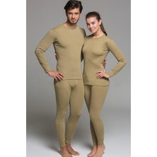 Bonbonetti Unisex Haki Active Yetişkin Termal Içlik Takım