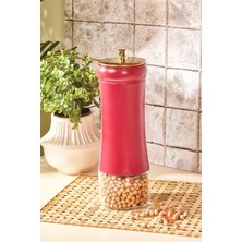 Kırmızı Vakumlu Cam Saklama Kabı Xl, Şık ve Kullanışlı Mutfak Ürünü