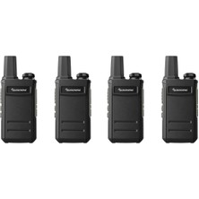 4'lü Güvenlik Telsizi Seti, Çok Amaçlı ve Dayanıklı Kullanım Için Uygun