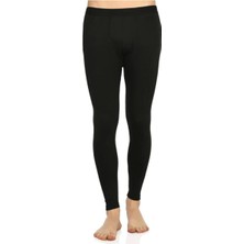 Tutku Erkek Siyah Termal Tayt Stiliva %60 Polyester %35 Viskon %5 Elastan Esnek Yapı ile Rahatlık