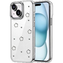 Apple iPhone 15 Fiyonk Desenli Kapak - Desen 3