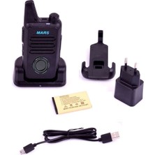 Siyah El Telsizi Seti + Kulaklık Hediye, Güçlü ve Kullanışlı Ürün