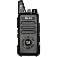 Dijital El Telsizi 7 Km Menzil, Profesyonel, Siyah