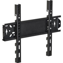 27-42" Sabit Kilitli Lcd-Led Tv Duvar Askı Aparatı, Siyah