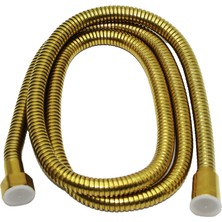 Poşetli Gold Sari Örgülü Duş Hortumu Spirali 150CM
