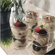 Turuncu 330CC Kapaklı Cam Kavanoz Seti, 90 Adet, Şık ve Kullanışlı Tasarım