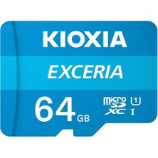 Kioxia Exceria Microsd 64 GB Hafıza Kartı, Uhs1 R100