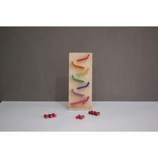 Ahşap Kayan Araba, Renkli ve Eğlenceli Çocuk Oyunu