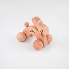 Doğal Ahşap Tavşan, Şirin ve Sevimli Dekoratif Obje, Çocuk Odası Aksesuarı