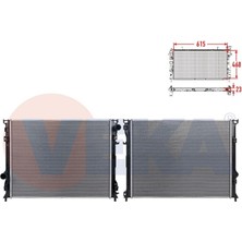 VEKA-16-1208B - Su Radyatoru Brazıng Chrysler 300 C 2.7 - 3.0 Crd - 3.5 - 6.1 A-T/m-T 2004-2011 / Lancıa Thema (Lx)