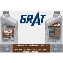 GRAT-620501 - Motor Yağı 1 Litre 20W50 Apı Sl / Cf