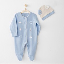 Andywawa AC26072 Hat Set Rainbow Tulum Takım Blue