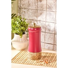 Kırmızı Vakumlu Cam Kavanoz Saklama Kabı, Şık ve Pratik Mutfak Çözümü