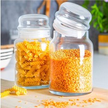 Turuncu 2'li 890 cc Cam Kavanozlar, Sağlıklı ve Şık Saklama Çözümü