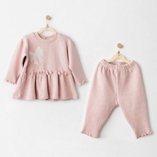 Andywawa AC26204 Casual 2'li Takım Pink