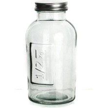 Mavi 500 gr Şeffaf Kavanoz, Sağlıklı Saklama Kabı