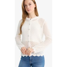 DeFacto Regular Fit Bisiklet Yaka Triko Hırka F5590AX25AU