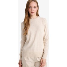 DeFacto Regular Fit Bisiklet Yaka Triko Kazak F4084AX25WN