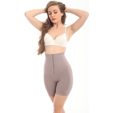 Agraflı Kopçalı Şort Korse – Anında Incelik Sağlayan Vücut Şekillendirici