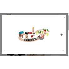 Renkli Tren Seti, 45 Parça, Eğlenceli ve Öğretici Oyun Seti