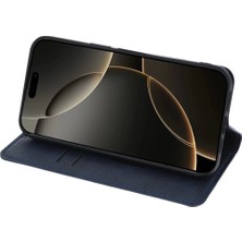 iPhone 15 Pro Max Kılıf Trend S Plus Kapaklı Kılıf - Koyu Yeşil