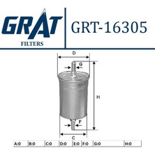 GRAT-16305 - Benzın Fıltresı -(Hyundaı: Accent 00>06 "1.5")