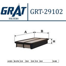 GRAT-29102 - Hava Fıltresı - (Mazda: 6 Serı "2.0-2.3l" 02>07)
