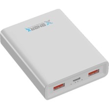 Enerx Powerbank 10000 Mah 2.1 Amper Beyaz ENR-P10C