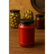 Şeffaf 660CC Cam Kavanoz, Siyah Kapaklı, Konserve ve Saklama Için Ideal.