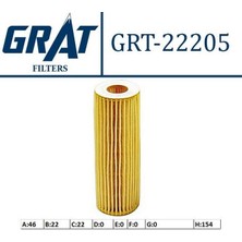 GRAT-22205 - Yag Fıltresı (Mercedes M271  W203-204-211)