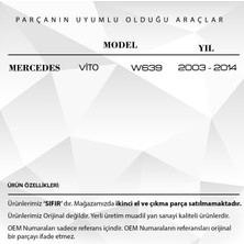 Alpha Auto Part Mercedes W639 Vito, Mixto İçin Arka Silecek Dişlisi