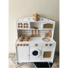 Beyaz Hobi Teneke Seti, Şık ve Dayanıklı Mutfak Aksesuarları