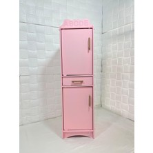 Özel Tasarımlı Pembe Çekmeceli Oyuncak Buzdolabı, Eğlenceli ve Renkli Tasarım