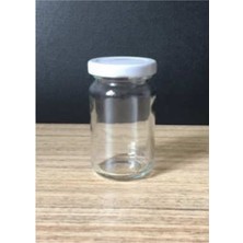 30 Adet 105 cc Beyaz Kapaklı Cam Kavanozlar, Hediye ve Özel Günler Için