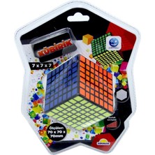 Yeşil Zeka Küpü 7X7X7 Eğlenceli ve Zihin Açıcı Bulmaca Oyunu