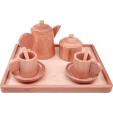 Doğal Ahşap Çay Seti, Şık ve Kullanışlı, 733G Modeli, Evinizin Vazgeçilmezi.