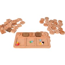 Ahşap Montessori Bultak Matematik Oyunları, Eğlenceli ve Öğretici Öğrenme Seti
