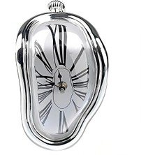 Eriyen Saat, Sürrealist Dekor, Sessiz ve Saniyesiz, Şık ve Modern Tasarım