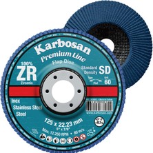 Karbosan 180MM Zr Flap Disk 80 Kum