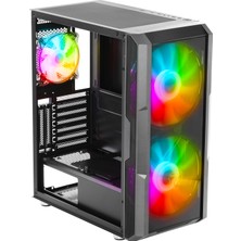 Green Grıffın G4 2X200MM 1X120MM Argb 2x3.2 2x2.0 USB Kumandalı Oyun Bilgisayar Kasası(Psu Yok)