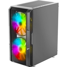 Green Grıffın G4 2X200MM 1X120MM Argb 2x3.2 2x2.0 USB Kumandalı Oyun Bilgisayar Kasası(Psu Yok)