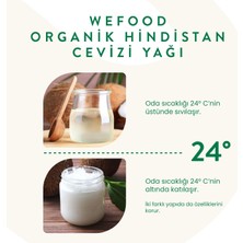 Wefood Organik Hindistan Cevizi Yağı 300 ml (Soğuk Sıkım) 8681749104321
