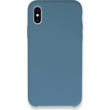 iPhone Xs Max Kılıf Lansman Legant Silikon - Açık Mavi