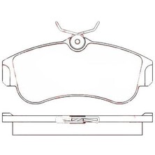 MGA-55474 - Balata Fren On-(Nıssan: Almera "1.5-2.2dcı" )