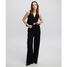 Ince Kordonlu Wide Leg Fit Pantolon IW6250003103001