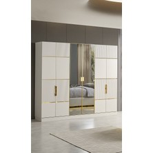 Basel Mdf 6 Kapaklı Dolap