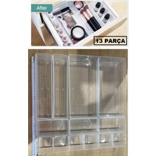 Turuncu Çok Amaçlı Organizer Set, Dolap ve Çekmece Için Düzenleyici