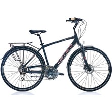 Carraro Elıte 806 Erkek Şehir Bisikleti 480H Hd 28 Jant 24 Vites Mat Siyah Krem Bakır