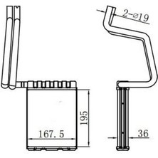 MGA-81207 - Kalorıfer Radyatoru Brazıng (Ford: C-Max / Focus Iıı / Transıt / Tourneo Connect)